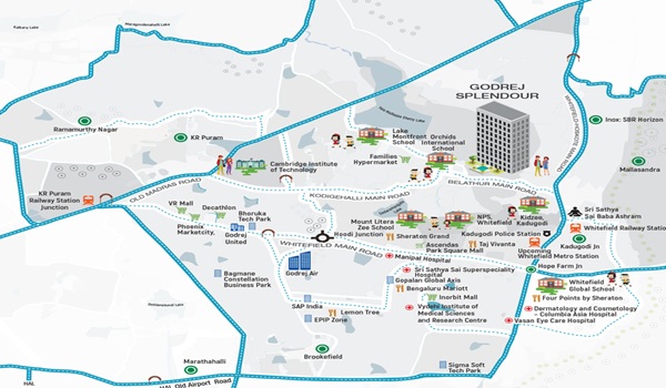 Godrej Splendour Location Map Godrej Splendour Location Map
