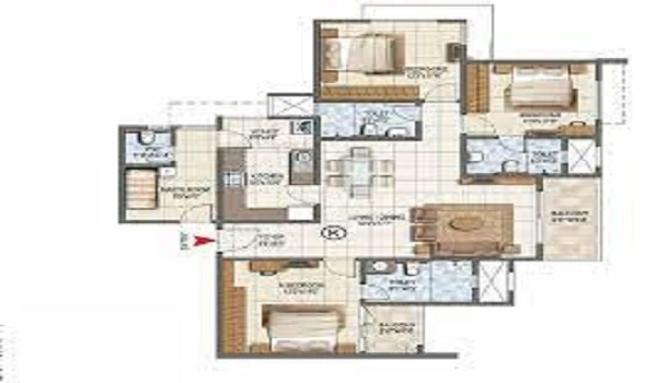 Godrej Air 3 BHK Floor Plan