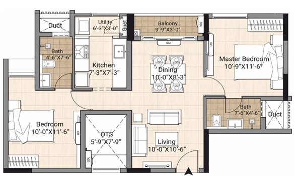 Godrej Air 5 BHK Floor Plan